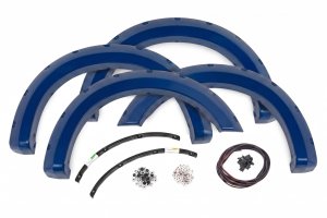 Ford F-250 Super Duty Pocket Fender Flares - Rough Country - E9 Argon Blue - '23-'26 Ford F-250 Super Duty Pocket Fender Flares - Rough Country - E9 Argon Blue - '23-'26